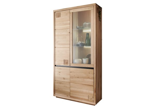 Vitrine "Blackline" breit