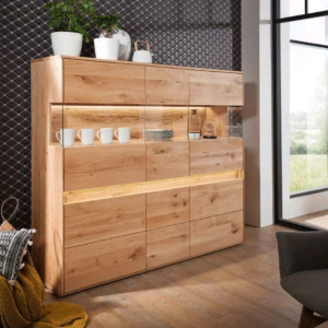 Highboard III Sandgestrahlt B163,5 Höhe 152